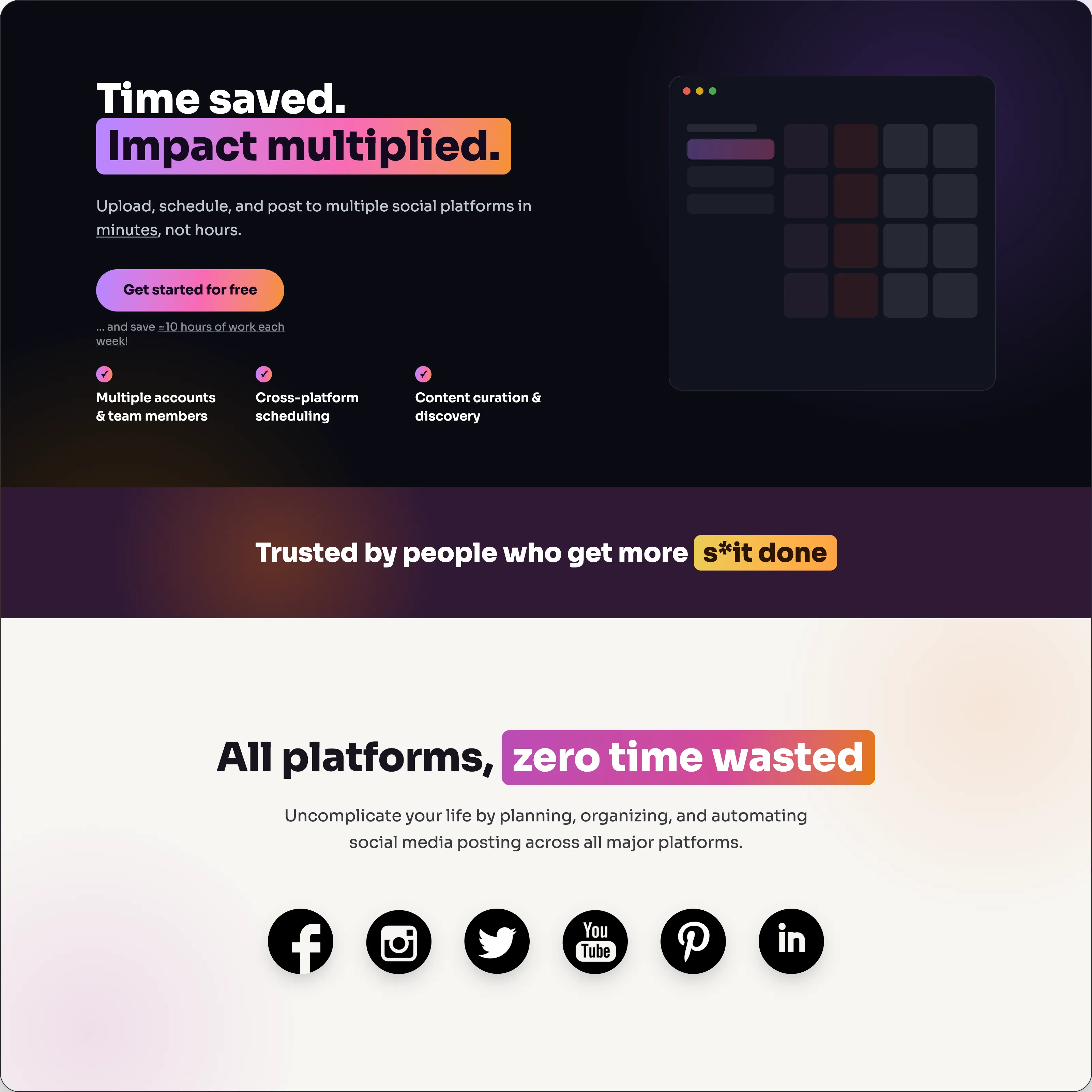 Postblazer website copy